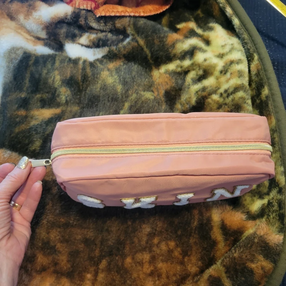 SKIN Pink Cosmetic Bag. NWOT